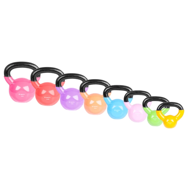 Vinyl-Coated Dumbbell Set inSPORTline Ketlebel 2-16kg