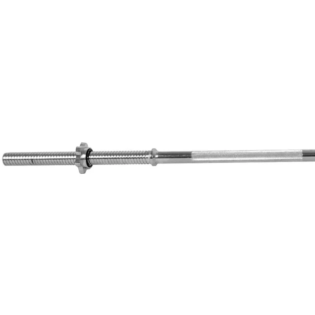Weightlifting Barbell inSPORTline Welexty 160 cm / 30 mm with Threaded Ends and Collars