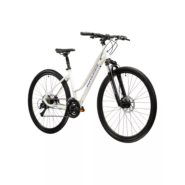 Women’s Cross Bike Kross Evado 4.0 28” Gen 007 - šedá / námořnická modrá / lesk