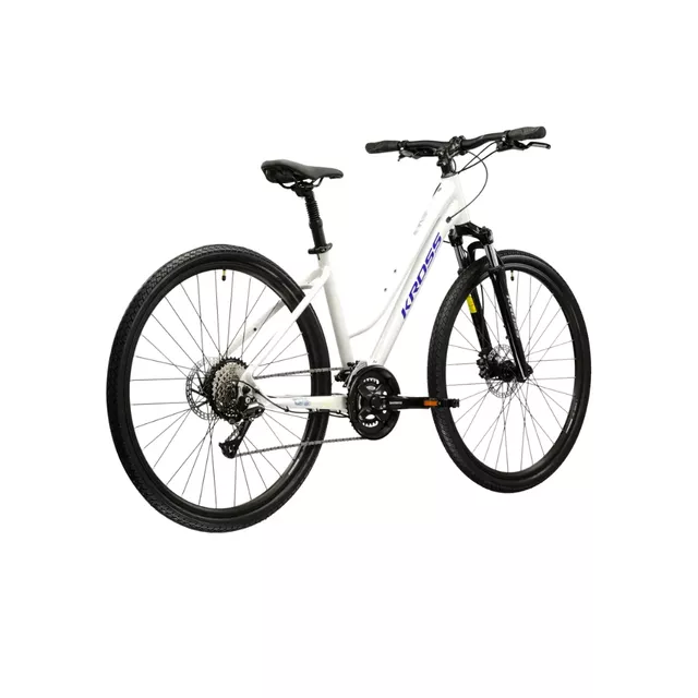 Women’s Cross Bike Kross Evado 4.0 28” Gen 007 - šedá / námořnická modrá / lesk
