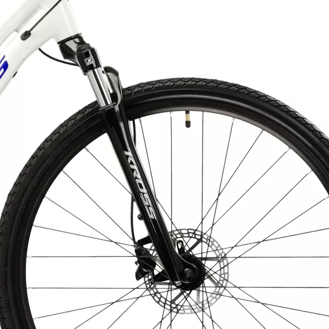 Women’s Cross Bike Kross Evado 4.0 28” Gen 007 - šedá / námořnická modrá / lesk