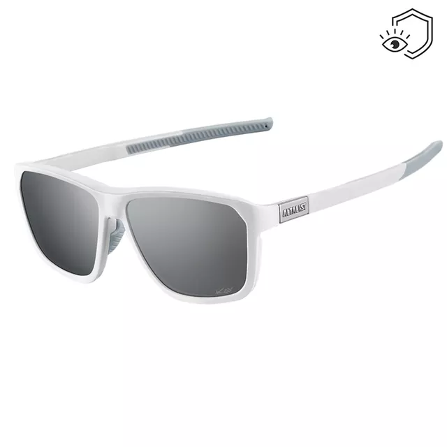 Polarized Sunglasses Altalist Kay L1 - černá s růžovými skly - bílá se stříbrnými skly