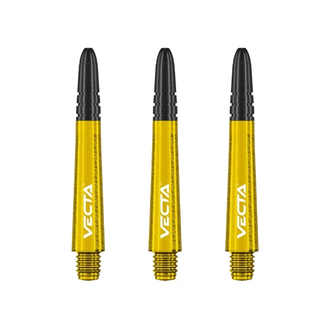 Dart Shafts Winmau Vecta Intermediate - White - Yellow