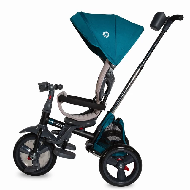 Three-Wheel Stroller w/ Tow Bar Coccolle Velo - Green