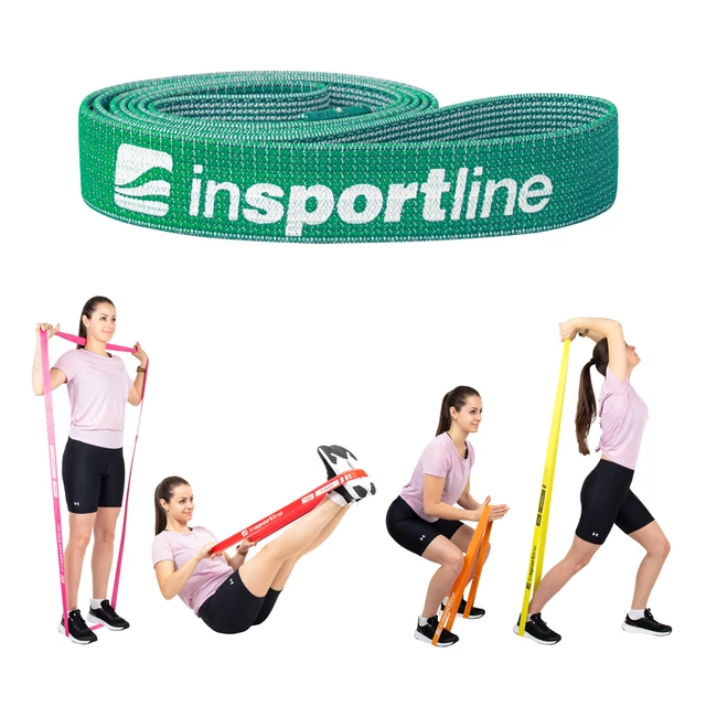 Resistance Band inSPORTline Rand XX Strong - Grey - Bright Toned