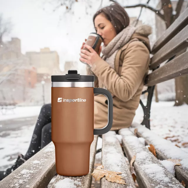 Insulated Tumbler inSPORTline Natticino 470 ml - Blue