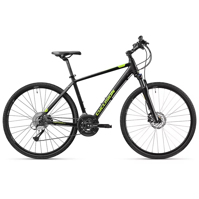 Men’s Cross Bike Cyclision Zodin 3 MK-II 28” - Sharp Green - Midnight Lime