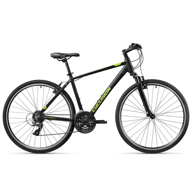 Men’s Cross Bike Cyclision Zodin 5 MK-II 28” - Sharp Green - Midnight Lime