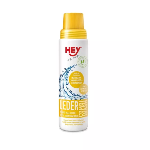 Leather & Fabric Cleaner HEY Sport Leather Combi Wash 250 ml