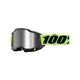 Children’s Motocross Goggles 100% Accuri 2 Junior Mirror - žlutá, zrcadlové stříbrné plexi - žlutá, zrcadlové stříbrné plexi