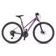 Women’s Cross Bike 4EVER Pulse Disc 28” – 2026 - matt black/rose gold - purple/hologram