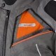 Touring Motorcycle Jacket W-TEC Smackton - Grey Orange