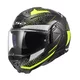 Flip-Up Motorcycle Helmet LS2 FF910 Advant II Astral H-V Yellow P/J
