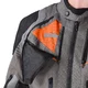 Touring Motorcycle Jacket W-TEC Smackton - Grey Orange