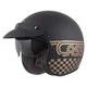 Motorcycle Helmet Cassida Oxygen Rondo 2.0 Matte Black/Gold