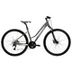 Women’s Cross Bike Kross EVADO 3.0 28” – 2025 - šedá / zelená / lesk