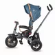 Three-Wheel Stroller w/ Tow Bar Coccolle Pianti - True Blue