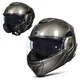 Flip-Up Motorcycle Helmet W-TEC Zoroz P/J - Metallic Grey - Metallic Grey