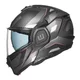 Flip-Up Motorcycle Helmet W-TEC Zoroz P/J - Metallic Grey