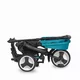Three-Wheel Stroller w/ Tow Bar Coccolle Spectra - Turquoise Tide