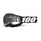 Children’s Motocross Goggles 100% Accuri 2 Junior - Black, Clear Plexi - Black, Clear Plexi