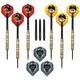 Darts Shot Duel Brass Plated Value Range 22 Steel – 6-Pack