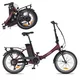 Folding E-Bike inSPORTline ISL Felior 468 Wh 20” – 2026 - Velour Red - Velour Red