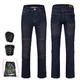 Men’s Moto Jeans W-TEC Pawted - Dark Blue - Dark Blue