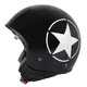 Scooter Helmet W-TEC FS-710S Revolt Black - Black + Star