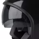 Scooter Helmet W-TEC FS-710S Revolt Black - Black + Star