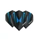 Dart Flights Winmau Prism Alpha - Grey-Black - Blue-Black