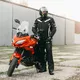 Men’s Moto Pants W-TEC Kaluzza GS-1614 - Black