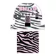 Universal Multi-Functional Neck Warmer Oxford Snug - Black - Pink Zebra