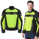 Men’s Summer Motorcycle Jacket W-TEC Saigair - Fluo Yellow-Gray - Fluo Yellow-Black