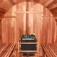 Barrel Sauna inSPORTline Viduor 600 – Cedar Wood