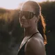 Sports Sunglasses Tripoint Reschen - Matt Black Smoke /w Blue Multi Cat.3