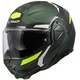 Flip-Up Motorcycle Helmet LS2 FF910 Advant II Triple Olive P/J