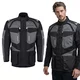 Men’s Motorcycle Jacket W-TEC Burdys Evo - Black-Grey-Red - Black-Grey