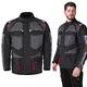 Men’s Motorcycle Jacket W-TEC Burdys Evo - Black-Grey-Red