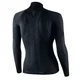 Women’s Thermal Motorcycle T-Shirt Rebelhorn Therm II Lady Jersey - Black-Grey