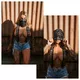 Multifunctional Neck Warmer W-TEC Black Heart Scarfest - Wings Skull