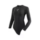 Thermal Motorcycle Bodysuit Rebelhorn Freeze II Lady BD - Black - Black