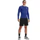 Men’s Compression T-Shirt Under Armour HG Armour Comp LS - Carbon Heather