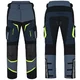 Motorcycle Pants W-TEC Modock - černo-modro-fluo žlutá