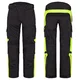 Children’s Adjustable Motorcycle Pants W-TEC Pinapoco - Black-Fluo