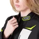 Women’s Motorcycle Jacket W-TEC Warao Lady - Black-Fluo