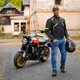 Motorcycle Jacket W-TEC Timuco - Black-Fluo