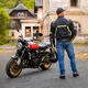 Motorcycle Jacket W-TEC Timuco - Black-Fluo