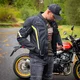 Men’s Summer Motorcycle Jacket W-TEC Mirelio - Black-Grey