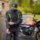 Men’s Summer Motorcycle Jacket W-TEC Mirelio - Black-Grey